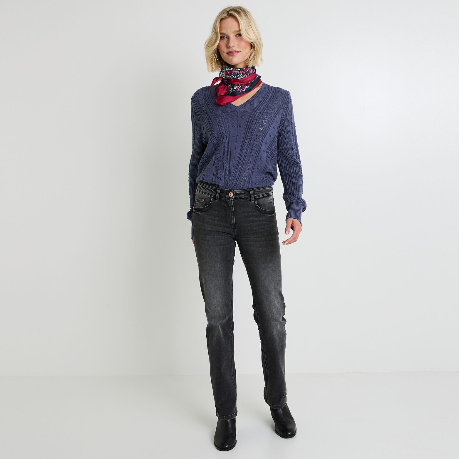 Pull manches longues femme