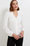 T-shirt col victorien femme