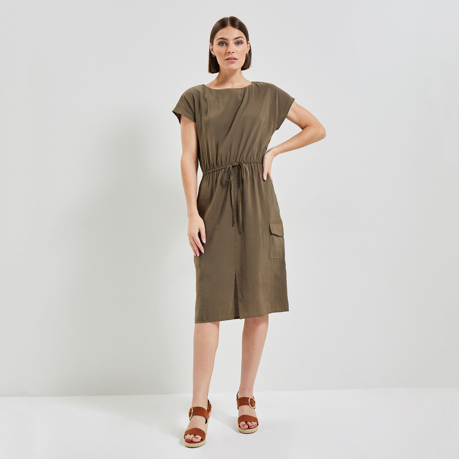 Robe style cargo femme