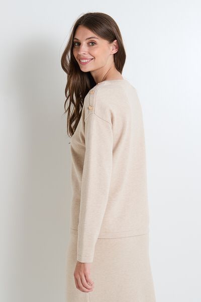 Pull col rond femme