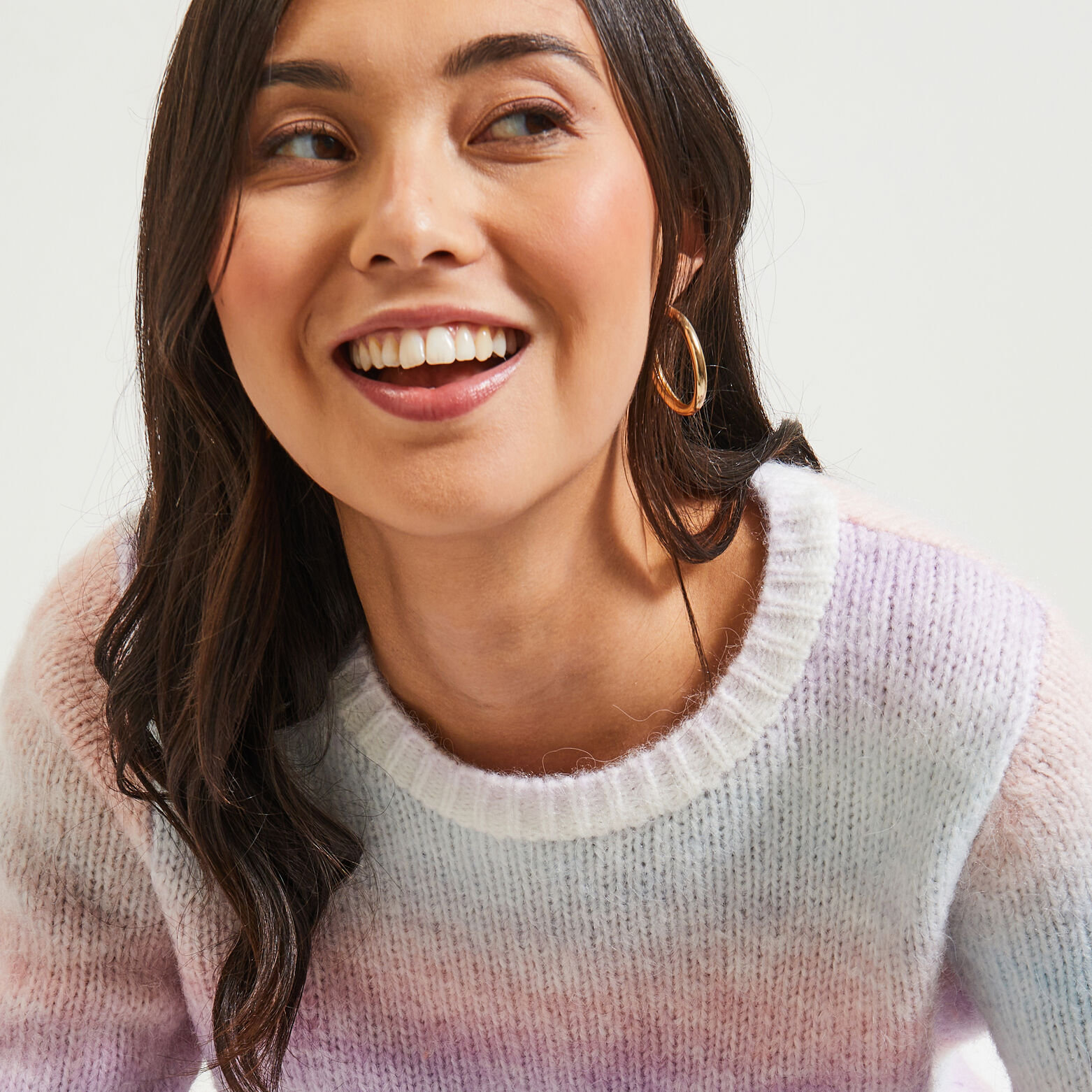 Pull multicolore femme