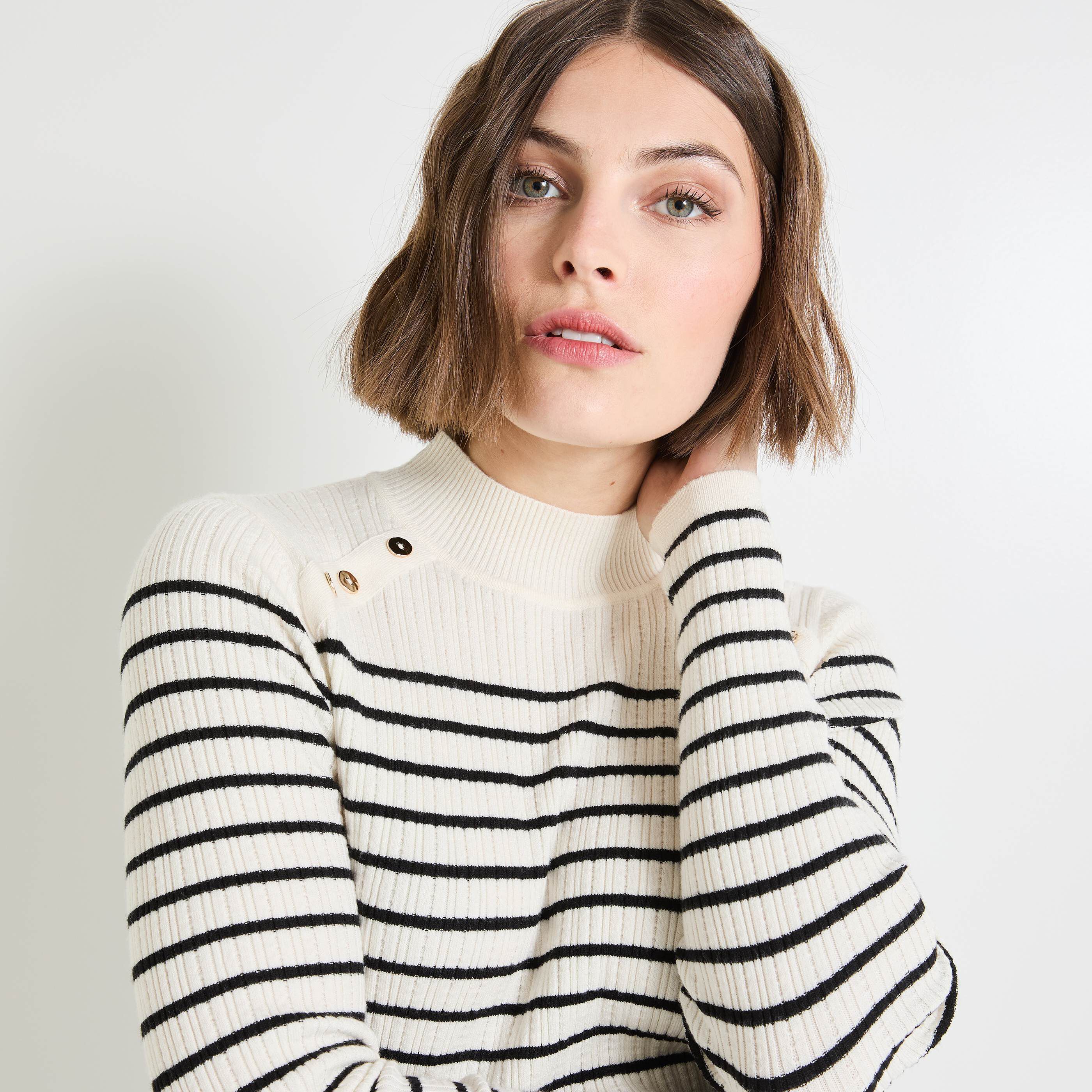 Pull manches longues femme