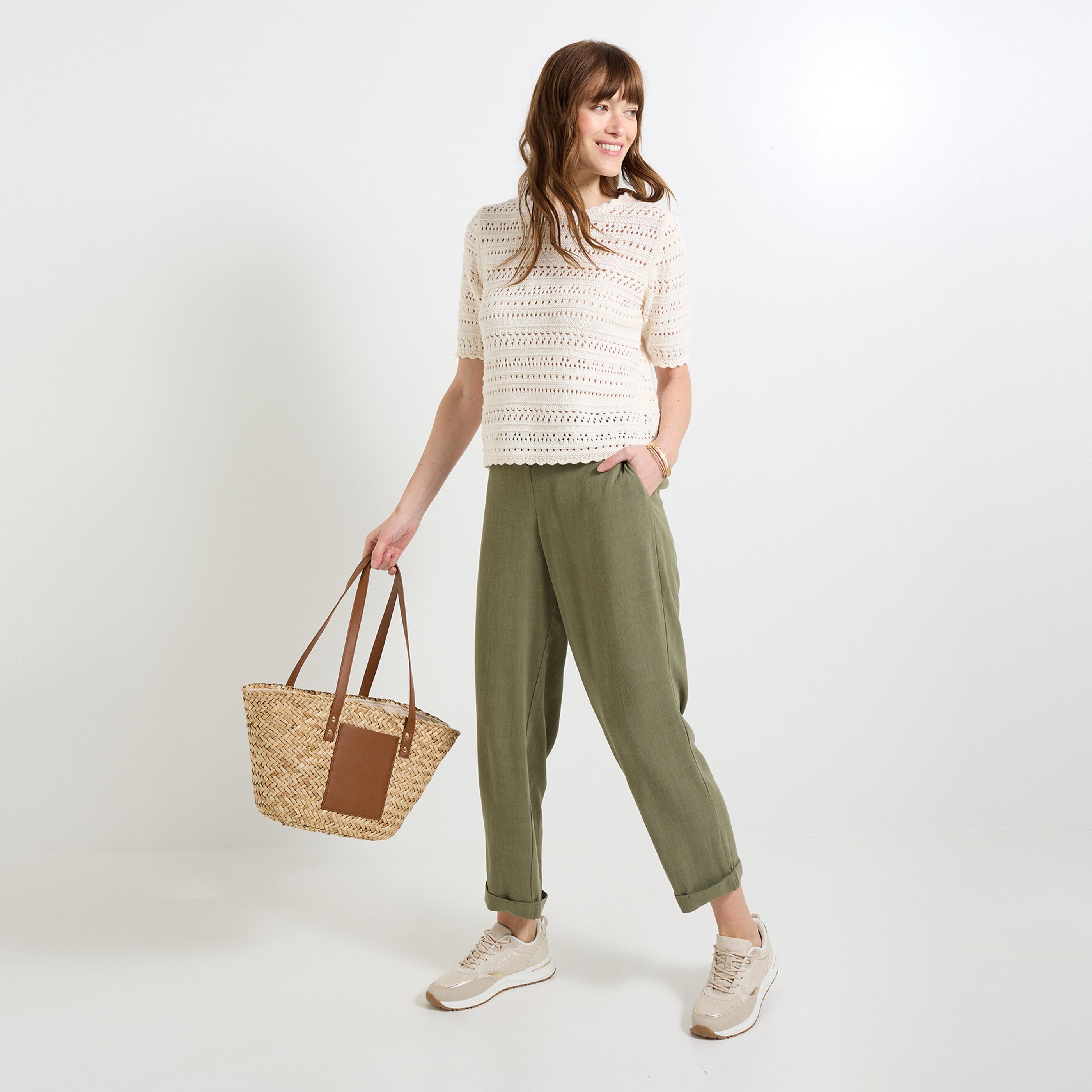 Pantalon fluide femme