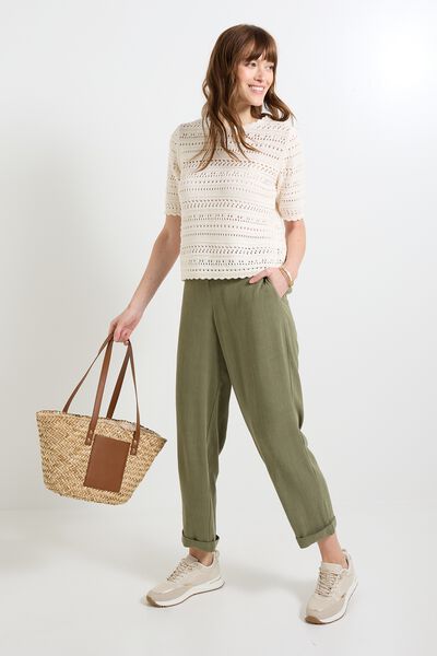 Pantalon fluide femme