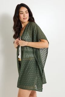 Pareo en crochet femme