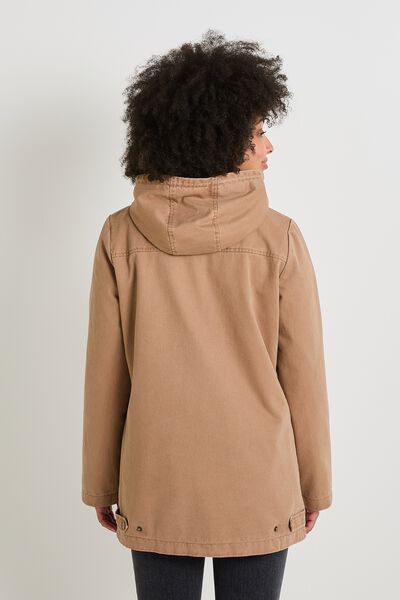 Parka à capuche femme