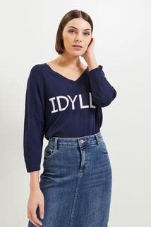 Pull message femme
