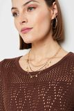 Pull crochet femme