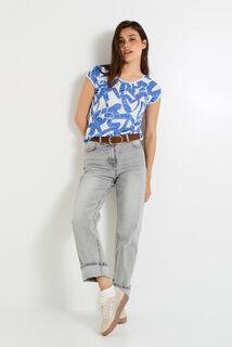 T-shirt col rond femme