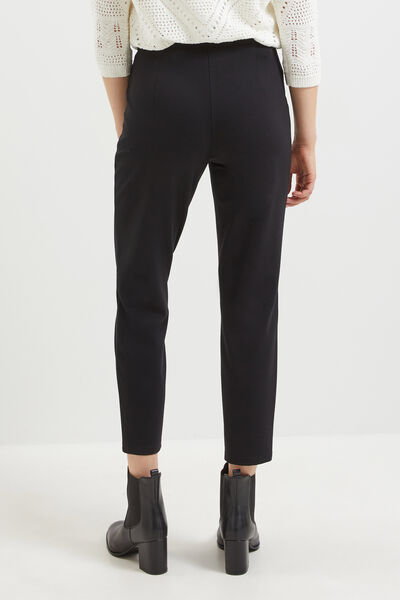 Pantalon cigarette raccourci