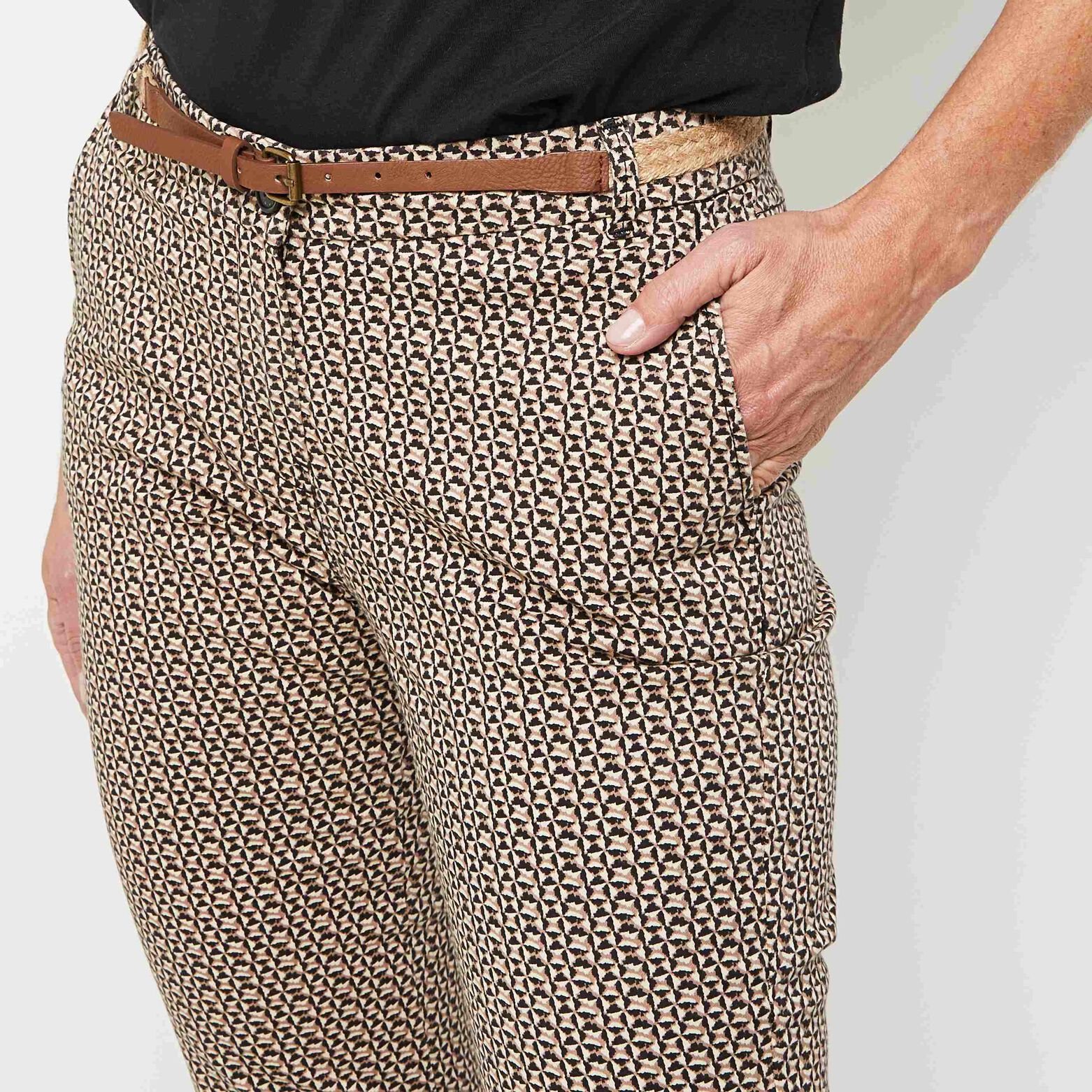 Pantalon imprimé femme
