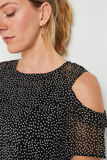 Blouse epaules ouvertes femme
