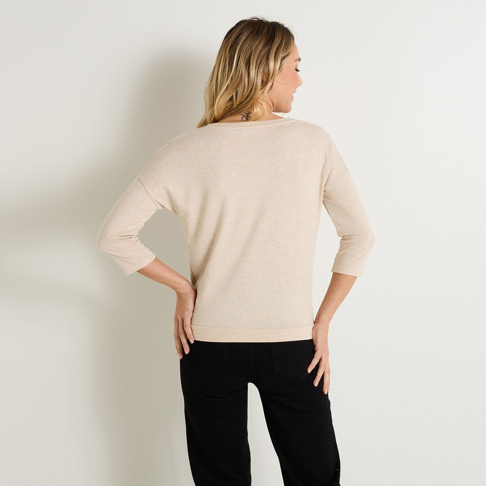 T shirt col V femme