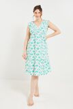 Robe volantée femme