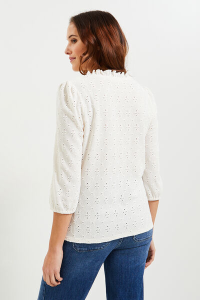Tshirt maille ajourée femme