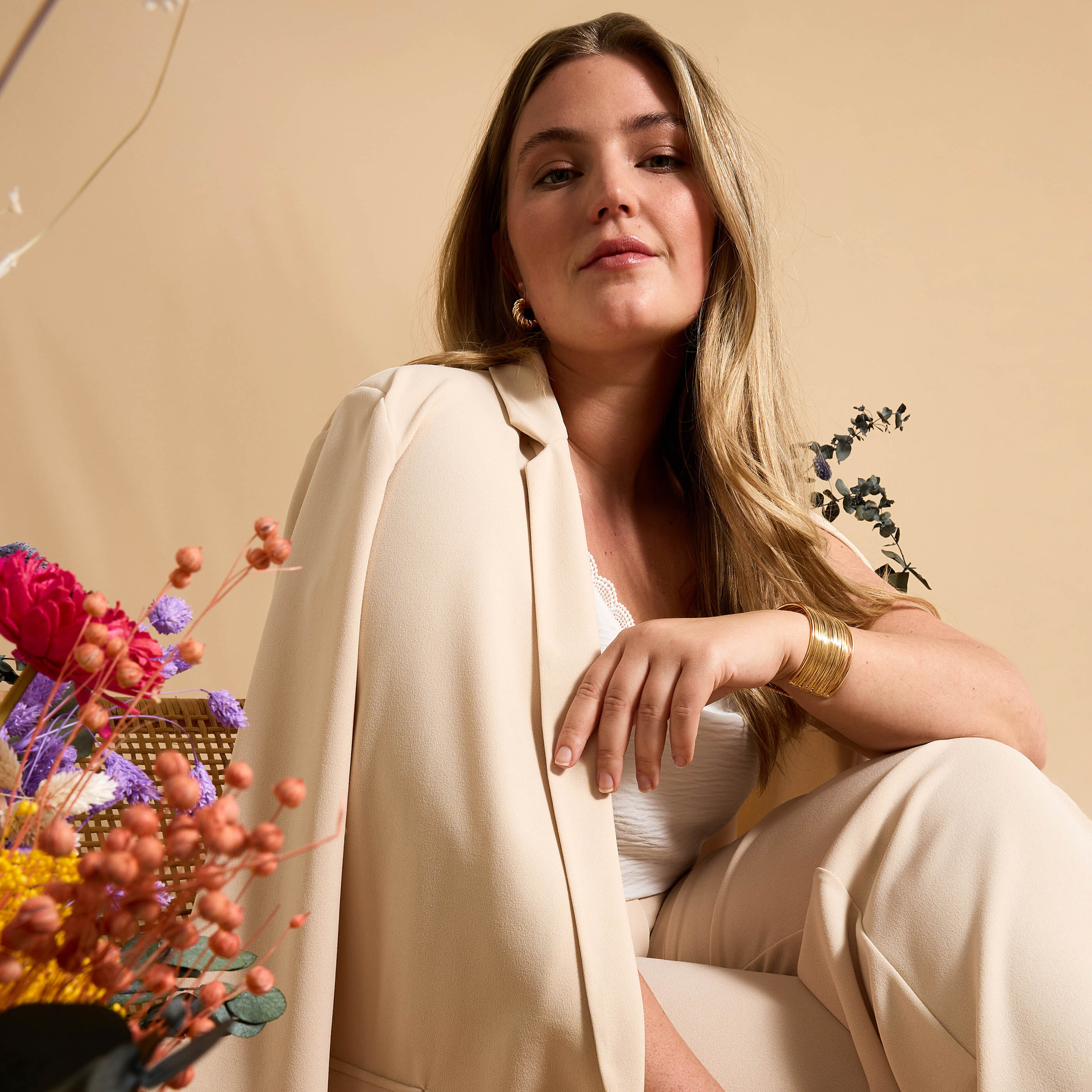 Blazer en maille femme