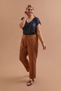 Tshirt viscose et lin femme