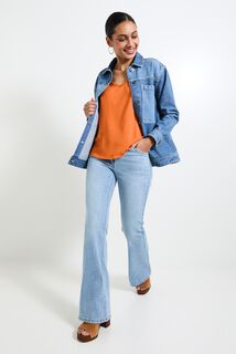 Débardeur col V femme