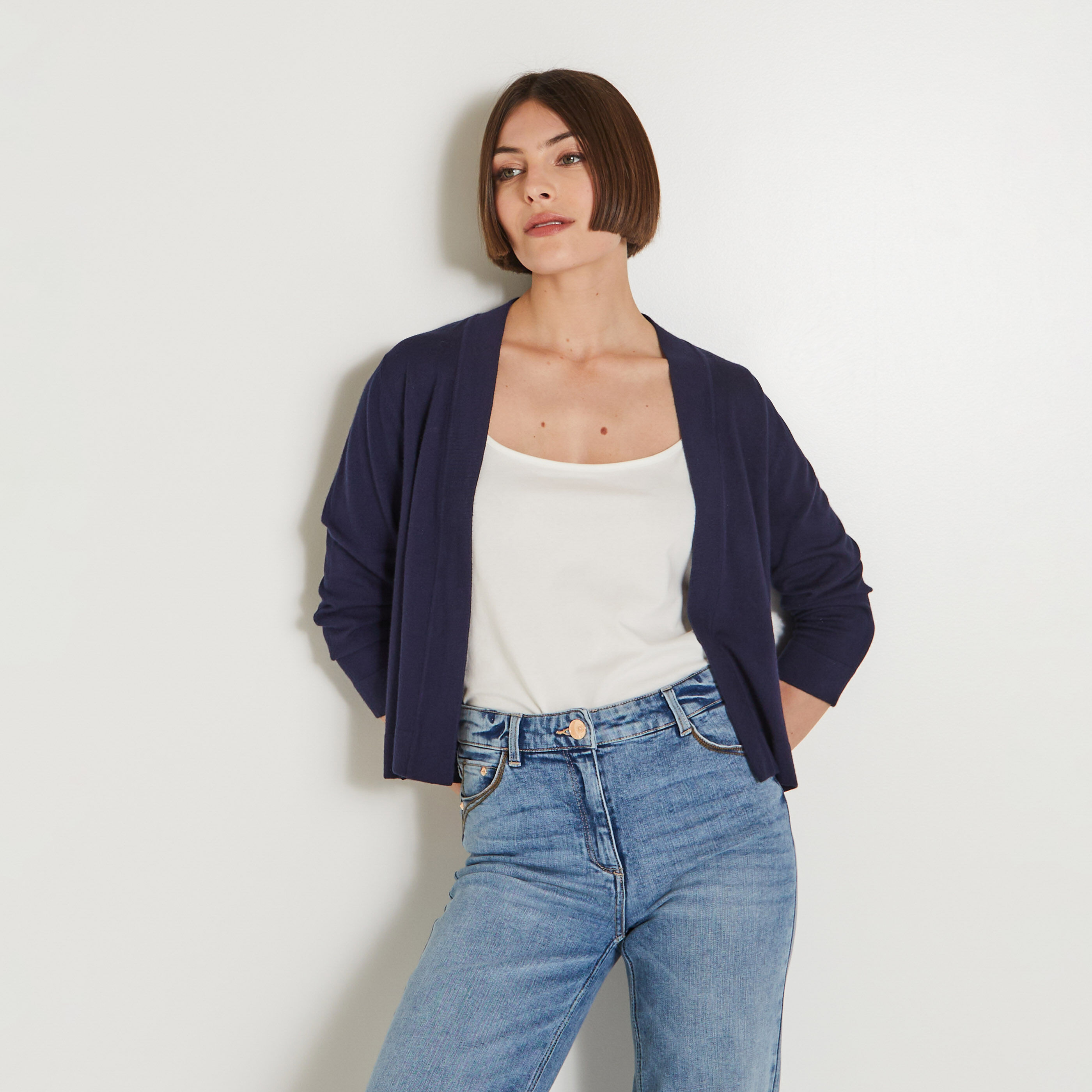 Gilet court femme