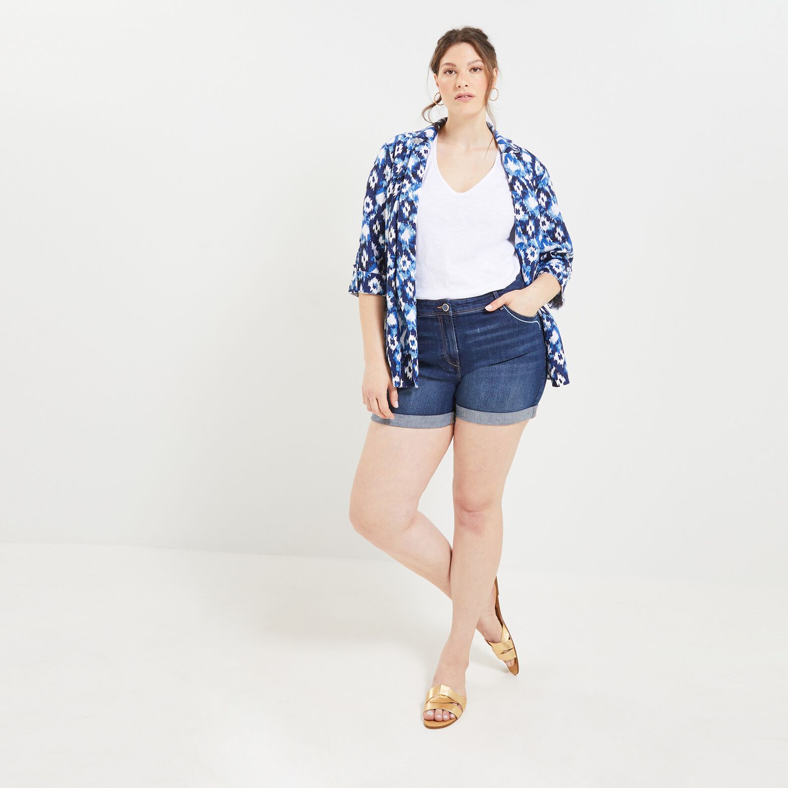 Short en jean femme BRAZIL