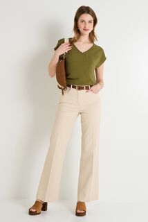 Blouse col V femme