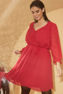 Robe plumetis femme