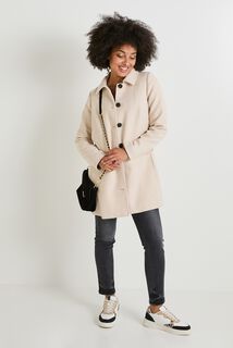 Manteau mi-long femme