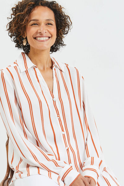 Chemise rayée femme