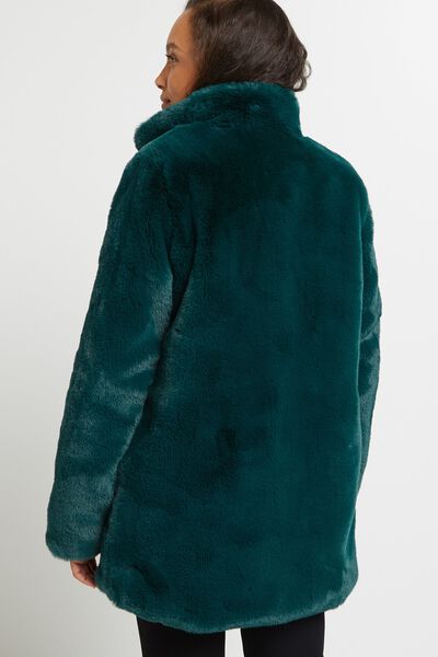 Manteau fausse fourrure femme