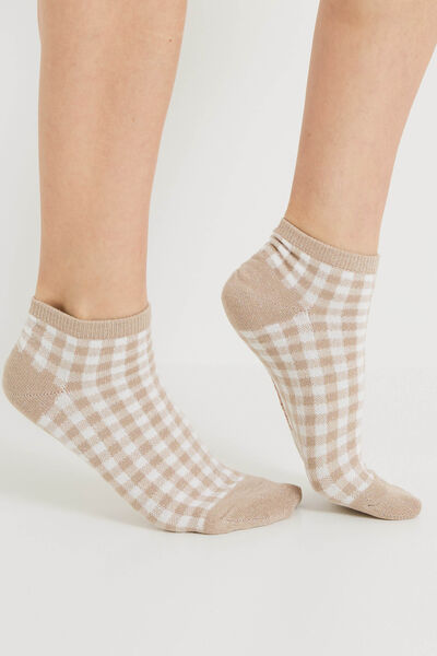 Lot de 2 paires de socquettess femme