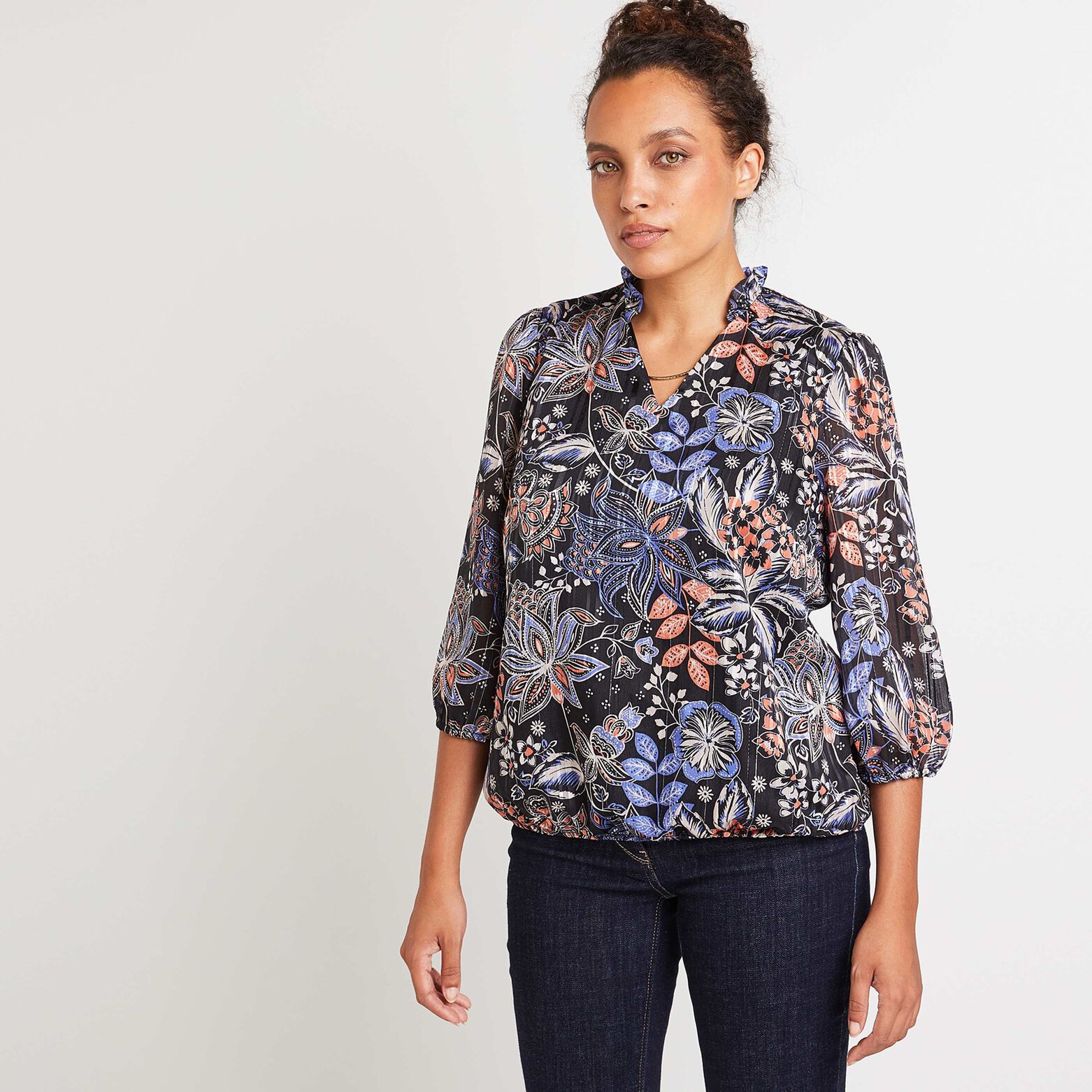 Blouse imprimée femme