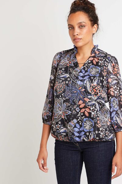 Blouse imprimée femme