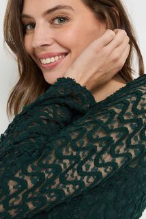 Blouse col rond femme
