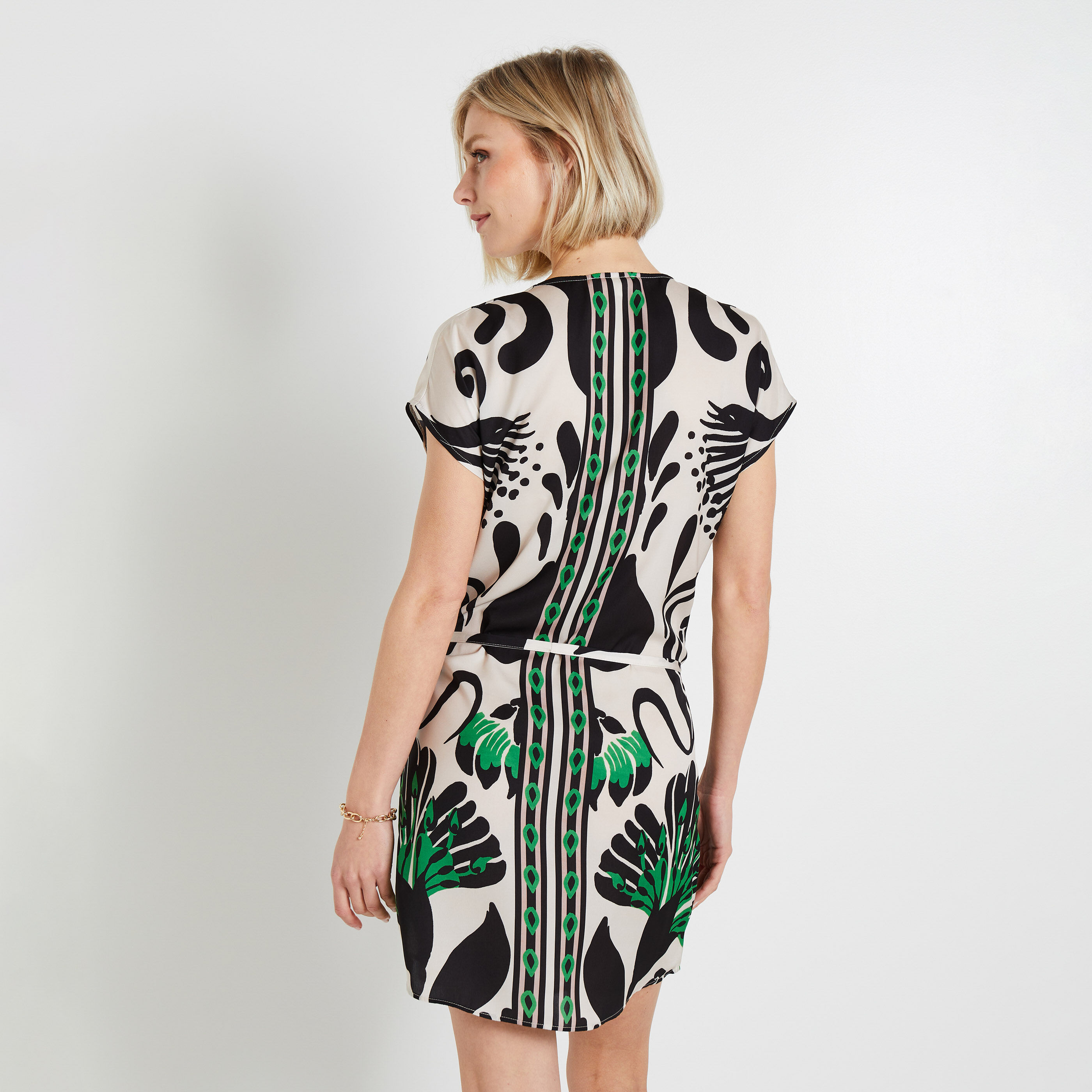 Robe imprim&eacute;e femme