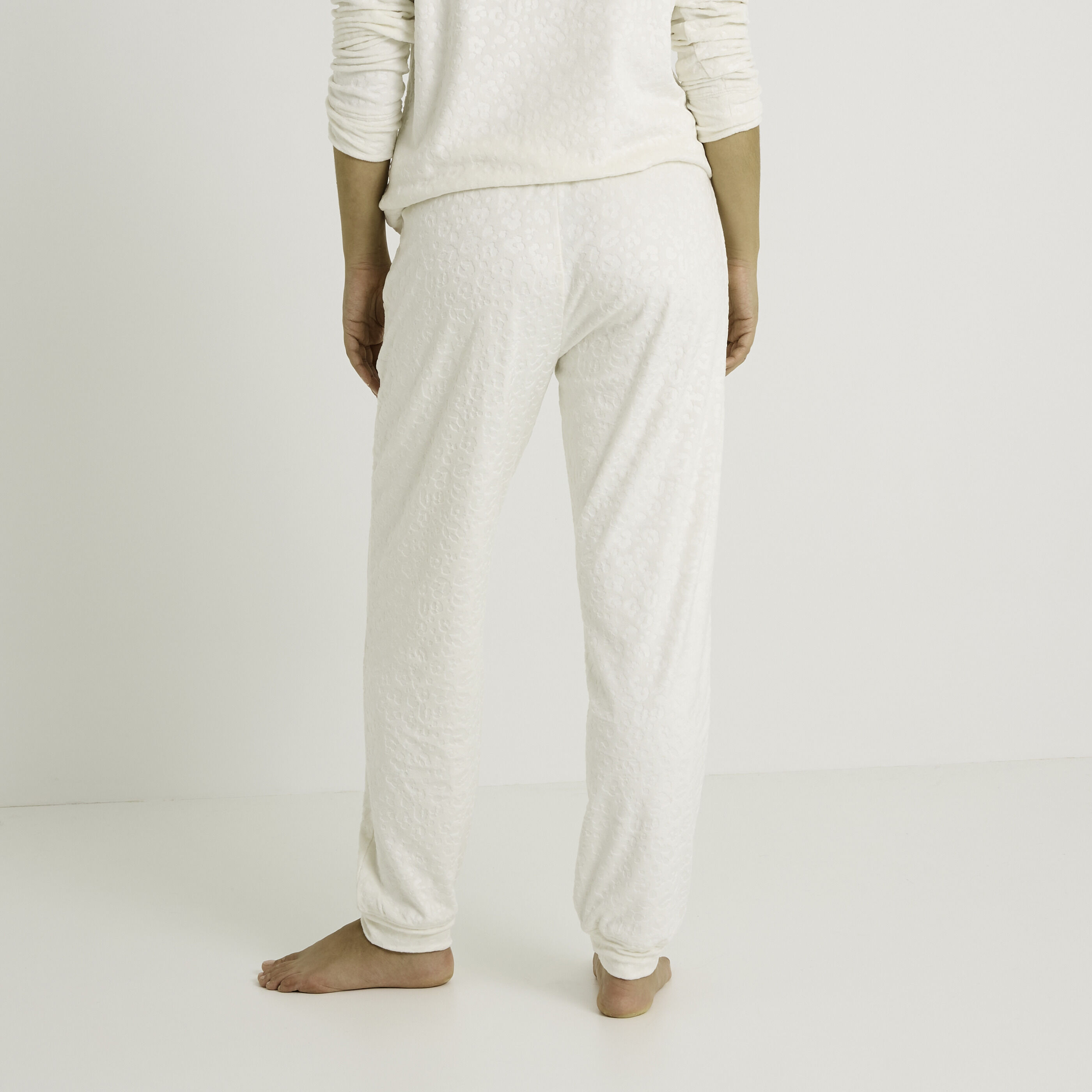 Pantalon de pyjama imprim&eacute; l&eacute;opard femme