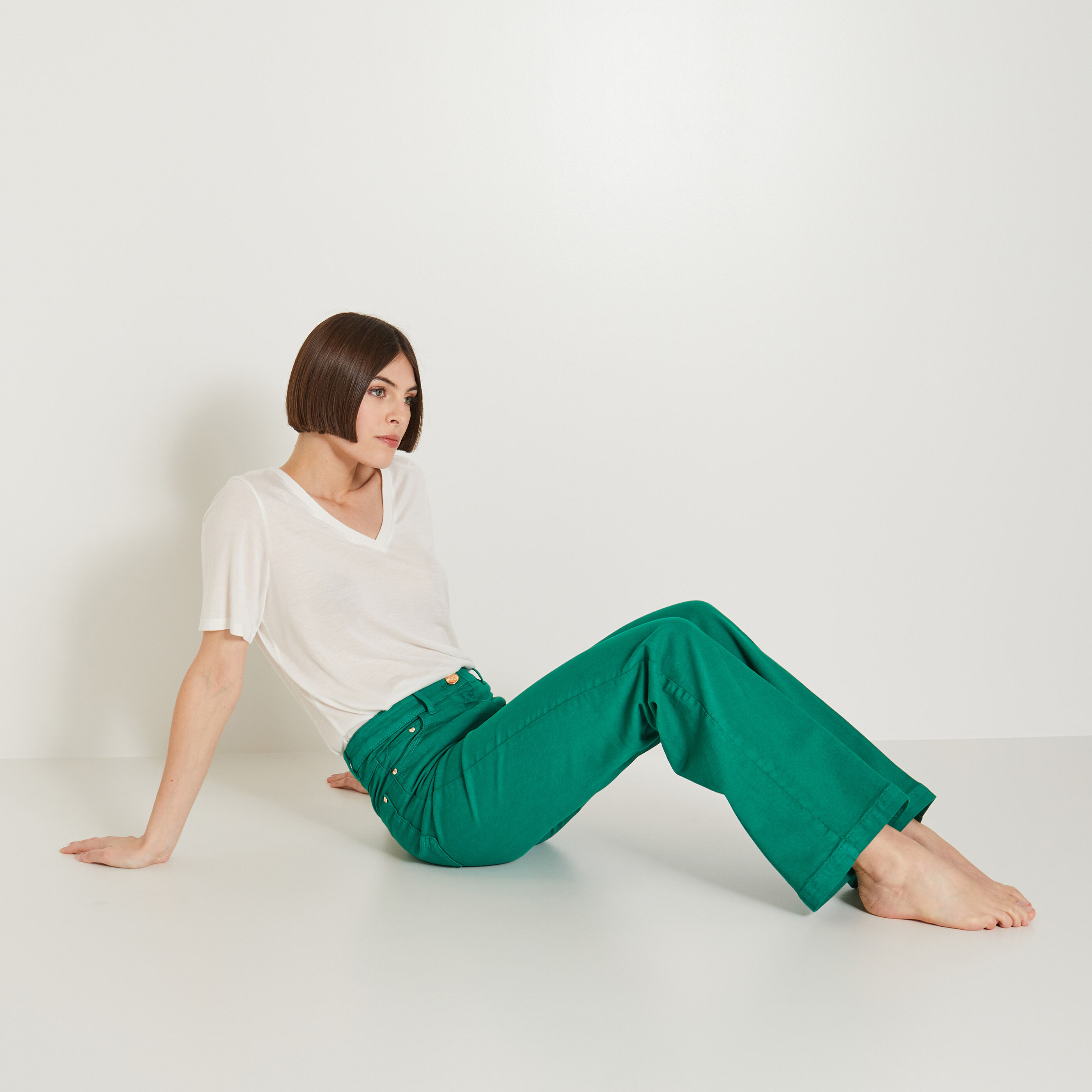 Jean large WESTERN femme