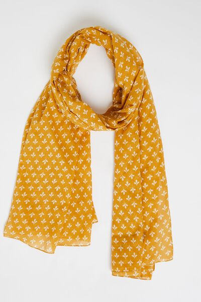 Etole en coton bicolore femme