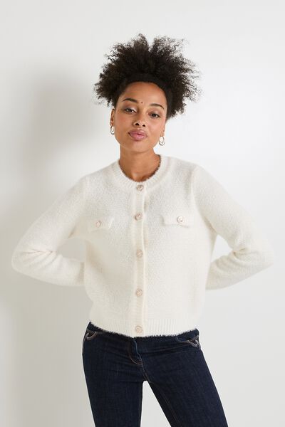 Gilet court femme