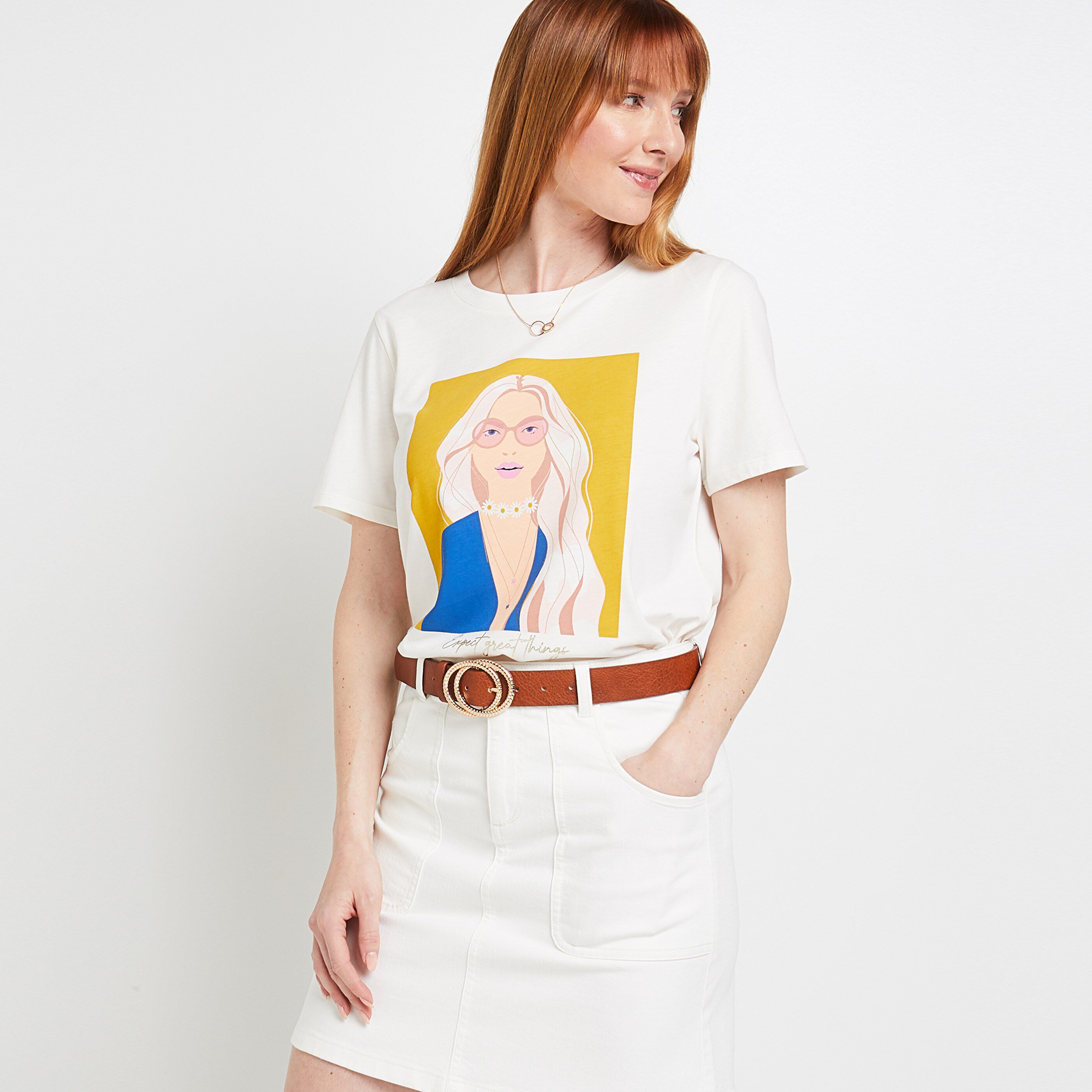 Tshirt print femme Graindemalice