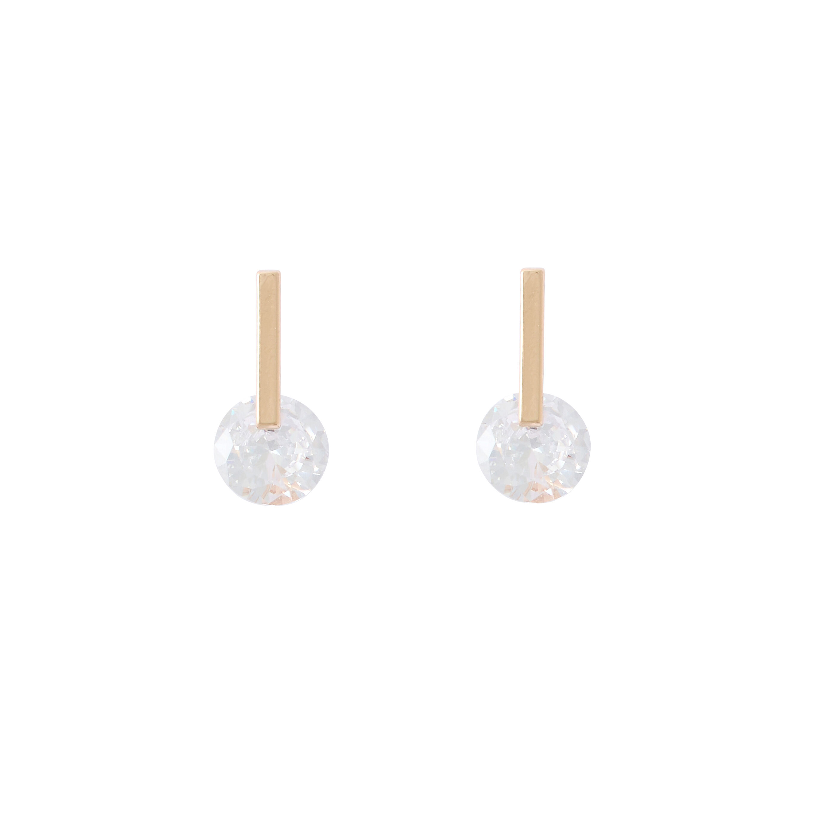 Boucles d'oreilles pendentif zircon