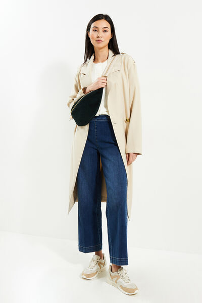 Trench fluide femme