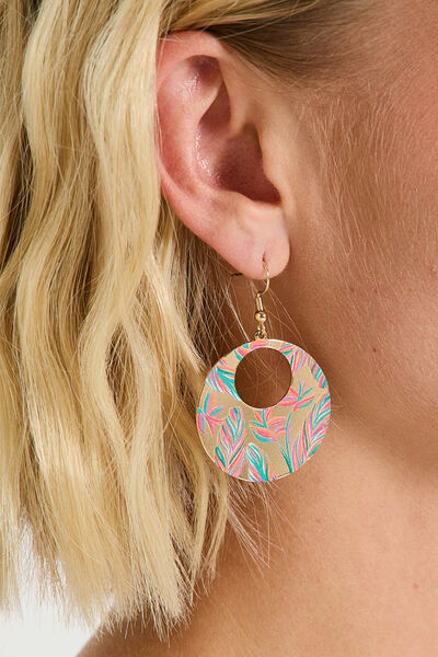 Boucles d'oreilles disques femme