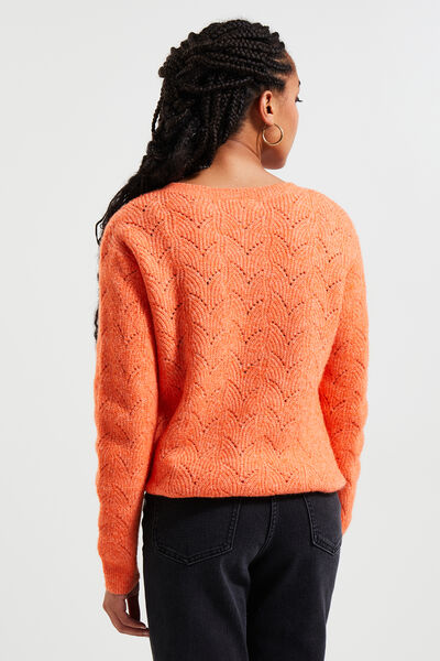 Pull maille fantaisie femme