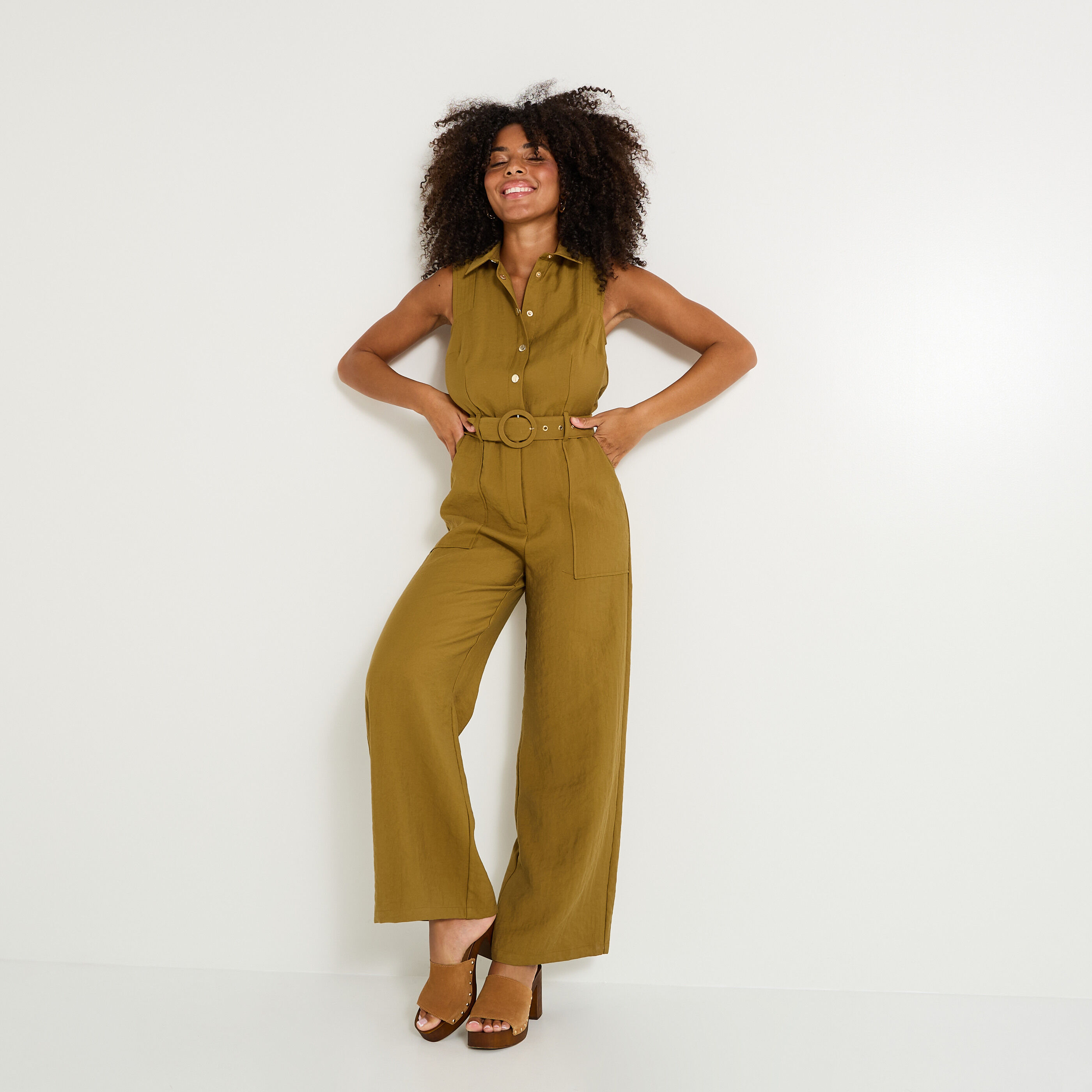 Combinaison sans manches femme