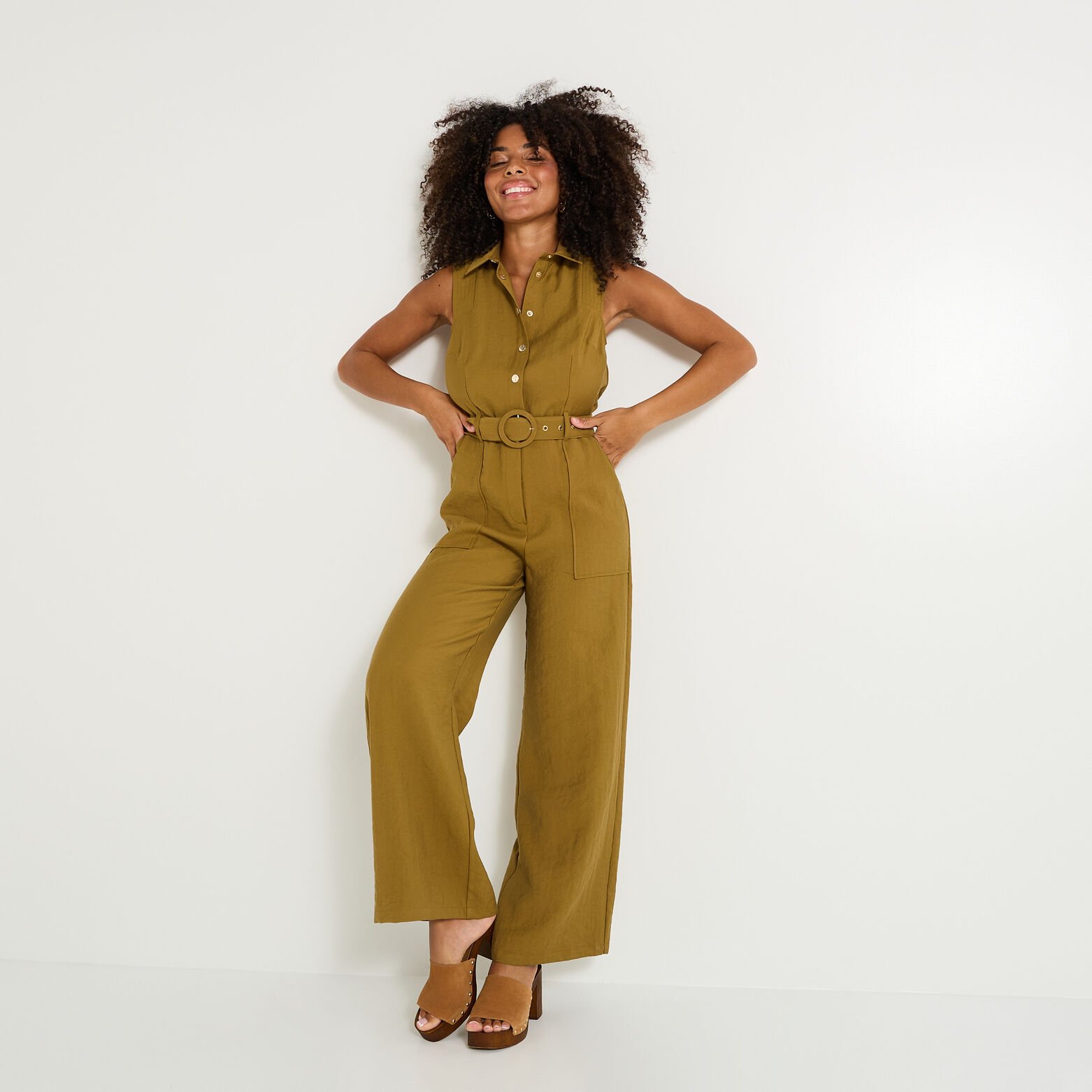 Combinaison sans manches femme