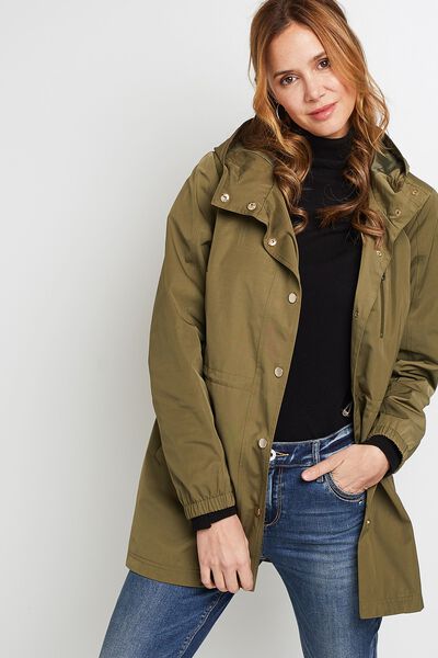 Parka légère kaki femme