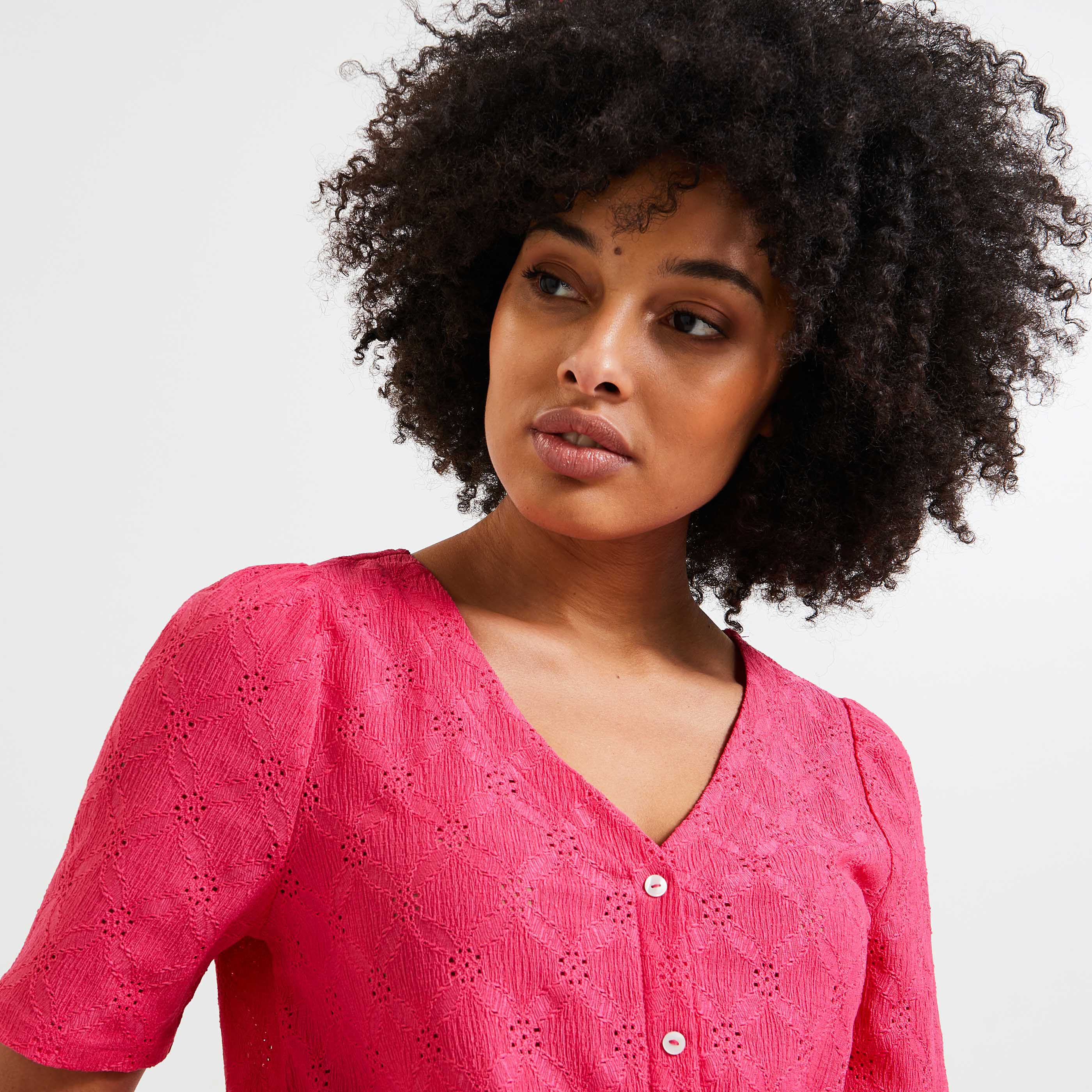 Tshirt ajour&eacute; femme