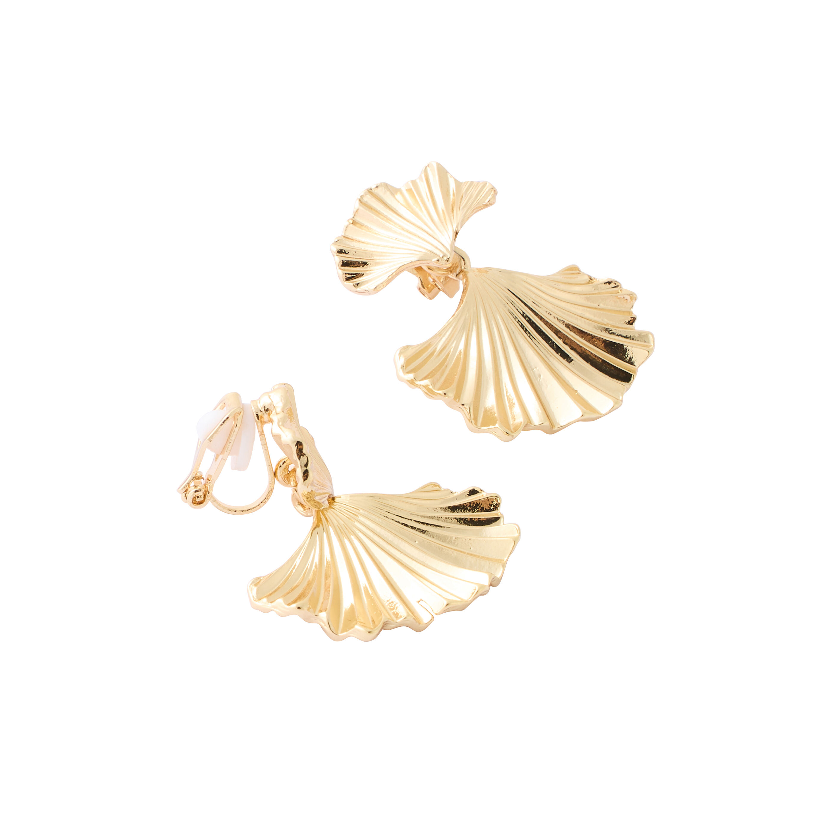 Boucles d'oreilles en forme de feuilles