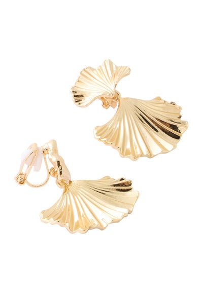 Boucles d'oreilles en forme de feuilles