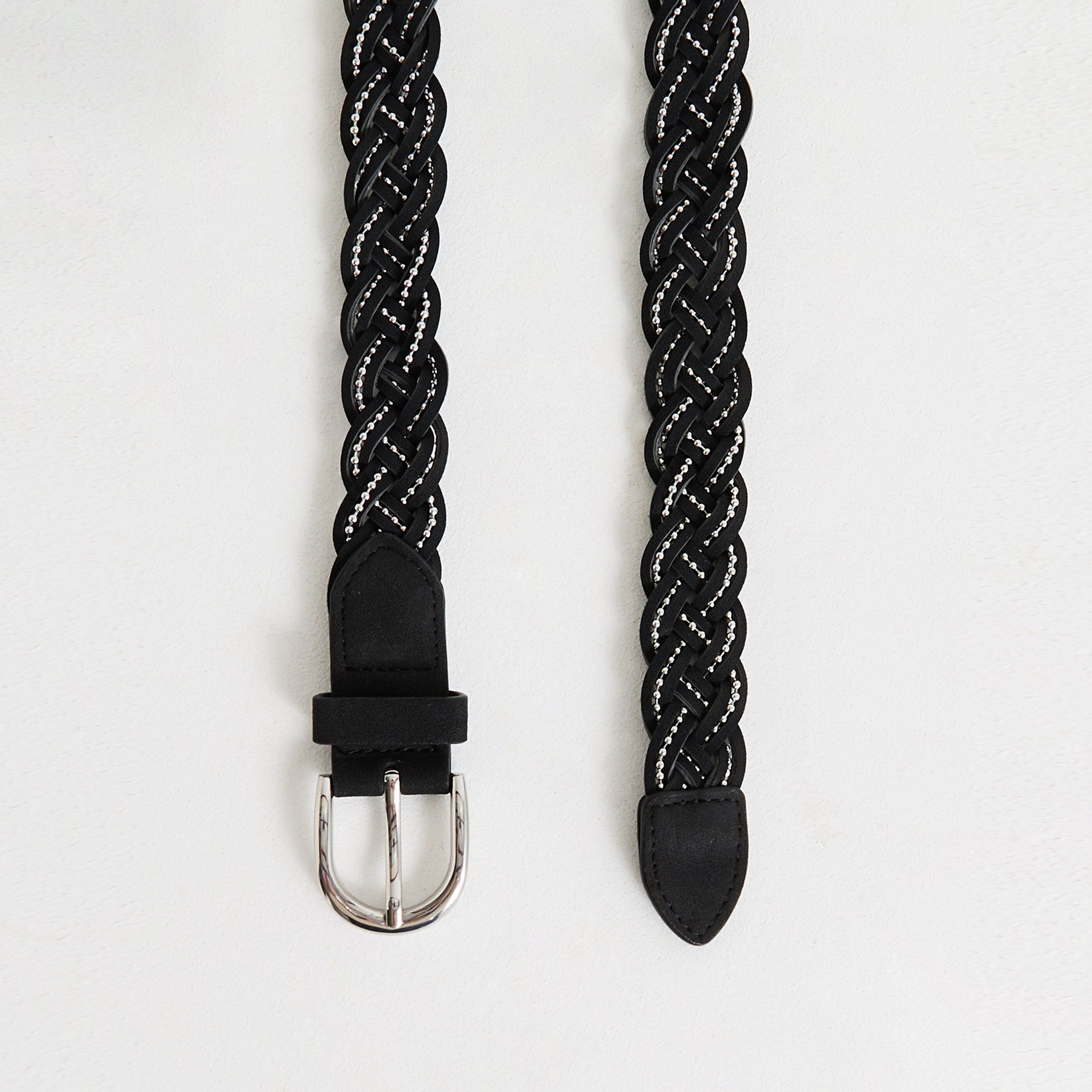 Ceinture tress&eacute;e femme